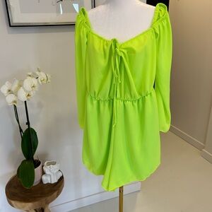 Lime Green Romper